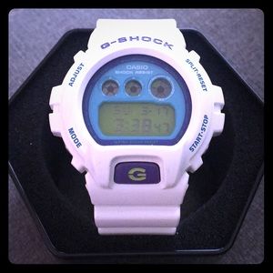 Casio Classic G-Shock Watch DW6900CS-7, White